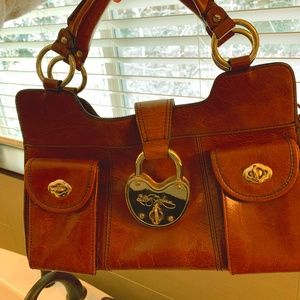 Bestsey Johnson Big Buckle Purse